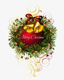Red Merry Christmas Transparent Christmas Ball With - Beautiful Christmas Wishes 2018, HD Png Download, Transparent PNG