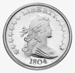1 Oz Liberty Silver Round, HD Png Download, Transparent PNG
