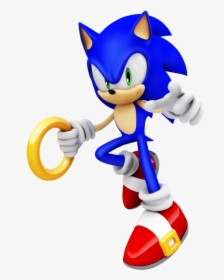 Sonic The Hedgehogbasicupgrade1 - Sonic The Hedgehog With Ring, HD Png Download, Transparent PNG