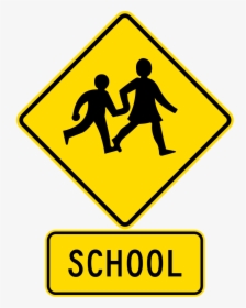 School Crossing Signs, HD Png Download, Transparent PNG