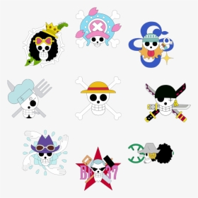 Art Id - - One Piece Crew Jolly Rogers, HD Png Download, Transparent PNG