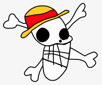 Drawn Flag One Piece Luffy - One Piece Logo Luffy Draw, HD Png Download, Transparent PNG