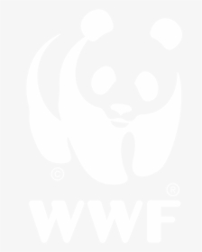 Icon - Wwf Logo White Logo, HD Png Download, Transparent PNG