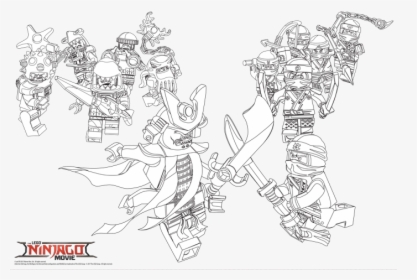 Lego Ninjago Colouring Pages, HD Png Download, Transparent PNG