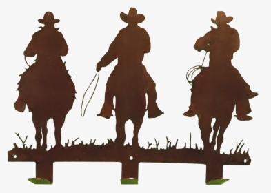 Cowboy , Png Download - Silhouette Of A Cowboy On A Horse, Transparent Png, Transparent PNG