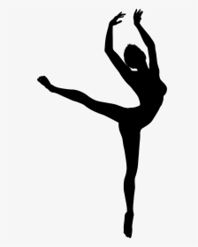 Ballet Silhouette With Transparent Background, HD Png Download, Transparent PNG
