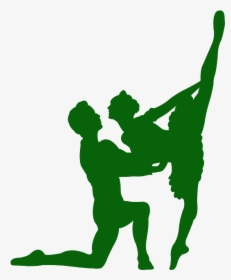 Ballet Couple Silhouette, HD Png Download, Transparent PNG