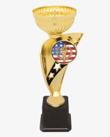 Gold Banner Cup Trophy With Insert - Trophy, HD Png Download, Transparent PNG