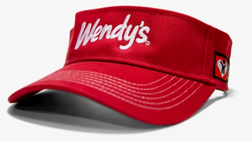 Photograph Of The Red Wendy S Crew Member Hat - Baseball Cap, HD Png Download, Transparent PNG