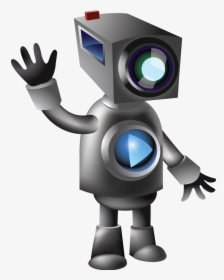 Robot - Camera Robot Clipart, HD Png Download, Transparent PNG