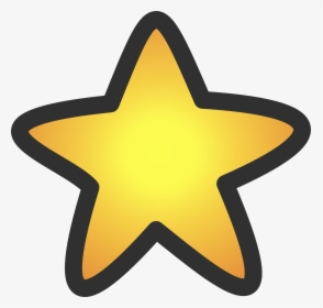 Gold Star Clipart - Star Clipart, HD Png Download, Transparent PNG