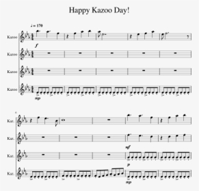 High Flying Original Composition Happy Kazoo Day Sheet - Nostalgia Clarinet 1, HD Png Download, Transparent PNG