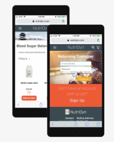 Nutridyn Mobile Web Design - Iphone, HD Png Download, Transparent PNG