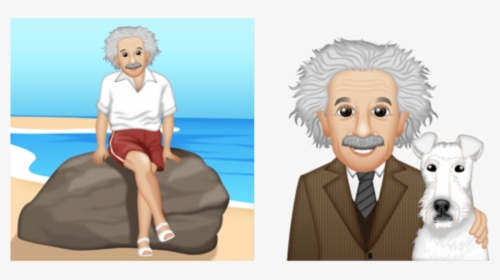 Now Has His Own - Albert Einstein Emoji Png, Transparent Png, Transparent PNG