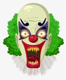 Batman Evil Clown Clip Art - Free Scary Clown Clip Art, HD Png Download, Transparent PNG