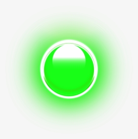 Btn Glow Green - Circle, HD Png Download, Transparent PNG