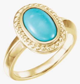 Turquoise Gold Ring - Turquoise Ring With Gold, HD Png Download, Transparent PNG