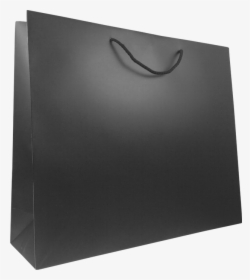 Black Paper Bag Png , Png Download - Plain Black Paper Bag, Transparent Png, Transparent PNG