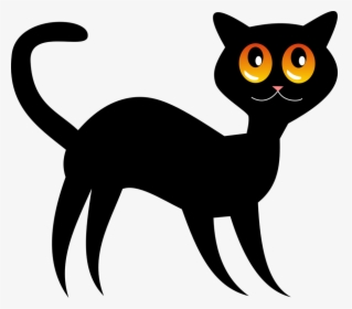 Black Cat Free Images Clip Art On Transparent Png - Black Cat Clipart Png, Png Download, Transparent PNG