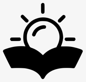 Sun Rising Out Of Book - Icono Idea, HD Png Download, Transparent PNG