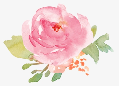Watercolor Pink Flower Png, Transparent Png, Transparent PNG