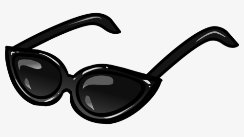 Club Penguin Wiki Fandom - Club Penguin Black Glasses, HD Png Download, Transparent PNG