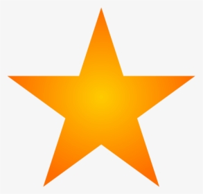 Star Png Image - Transparent Background Orange Star Png, Png Download, Transparent PNG