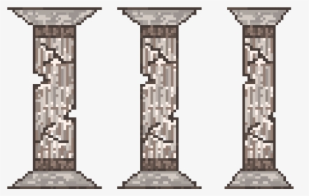 Pillar Sprite Pixel Art, HD Png Download, Transparent PNG
