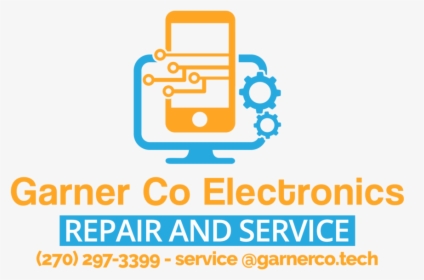 Logo For Website Landing With Contact Info - Phone And Computer Repair Logo, HD Png Download, Transparent PNG
