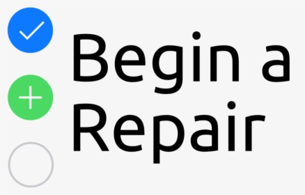 Start The Repair Process - Circle, HD Png Download, Transparent PNG