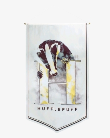 Hufflepuff Watercolour Satin Banner - Hufflepuff Banner, HD Png Download, Transparent PNG