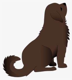 Puppy Clipart Brown Dog - Dog Sitting Clipart Png, Transparent Png, Transparent PNG