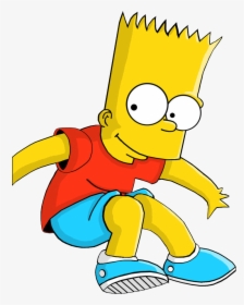 Bart Simpson Homer Simpson Clip Art Marge Simpson Maggie - Bart Simpson No Background, HD Png Download, Transparent PNG