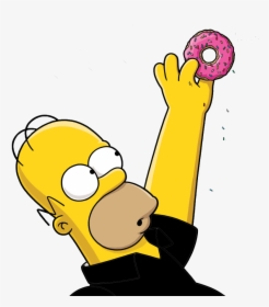 It Shows All The Stains - Homer Simpson Grabbing Donut, HD Png Download, Transparent PNG
