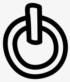 Power Symbol Variant Hand Drawn Outline - Hand Drawn Power Icon Png, Transparent Png, Transparent PNG