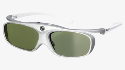 Png Acer E4w Dlp 3d Shutter Glasses White - Acer E4w Dlp 3d Glasses, Transparent Png, Transparent PNG