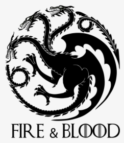 Daenerys Targaryen House Targaryen Sticker Decal Fire - Game Of Thrones Targaryen Svg, HD Png Download, Transparent PNG