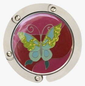 Pink Butterfly Hang Em High® Foldable Purse Hanger - Circle, HD Png Download, Transparent PNG