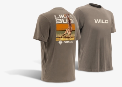 Ryan Kirby Nomad Wild Like A Buck Nomad Tees, HD Png Download, Transparent PNG