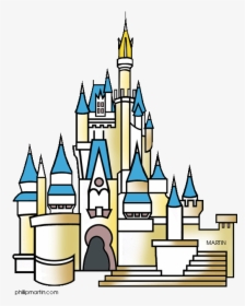 Transparent Princess Castle Clipart - Disney Cinderella Castle Clipart, HD Png Download, Transparent PNG