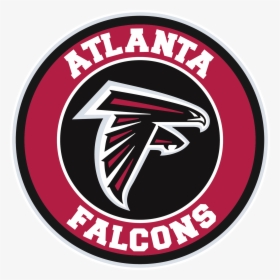 Atlanta Falcons Circle Logo Vinyl Decal / Sticker 5 - Nba Logo 2018 Team, HD Png Download, Transparent PNG