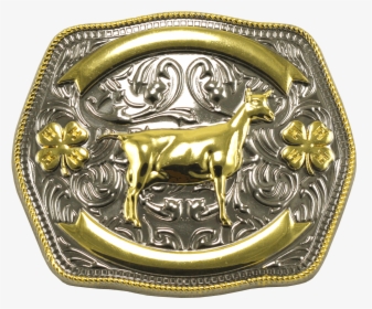 4-h Dairy Goat Custom Belt Buckle , Png Download - Emblem, Transparent Png, Transparent PNG