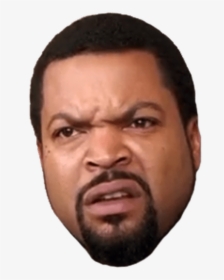 Ice Cube Face Png - Ice Cube Rapper Face, Transparent Png, Transparent PNG