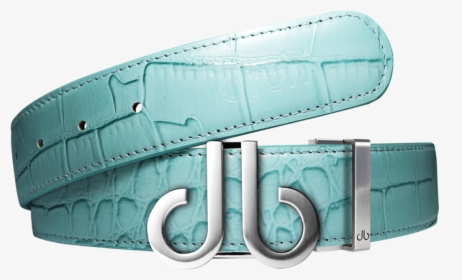 Aqua Crocodile Leather Designer Golf Belt - Golf Belt Crocodile Leather, HD Png Download, Transparent PNG