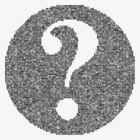 Circle,symbol,number - Question Mark In The Negative, HD Png Download, Transparent PNG