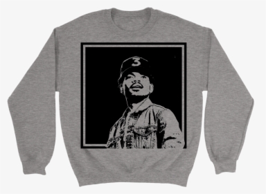 New Hip Hop Graphic Crewneck Featuring Chance The Rapper - Ugly Christmas Sweater Ideas Science, HD Png Download, Transparent PNG