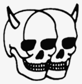 Transparent Aesthetic Goth - Aesthetic Skull Tattoo, HD Png Download, Transparent PNG
