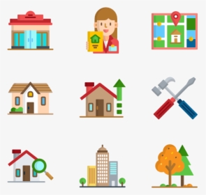 Icons Free Real Estate, HD Png Download, Transparent PNG