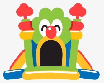 Jumping Castle Vector Png Clipart , Png Download - Bounce House Clipart Png, Transparent Png, Transparent PNG