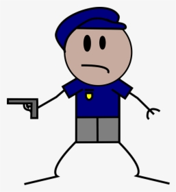 Police Officer Stick Figure, HD Png Download, Transparent PNG